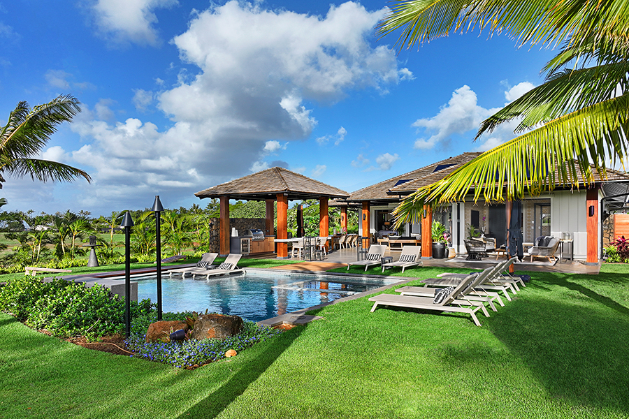 Hale Pakika custom home in Kukuiula, Kauai